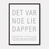 DIALEKT PLAKAT LIE DAPPER CREATIVE DOT